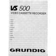 GRUNDIG VS500 Manual de Usuario