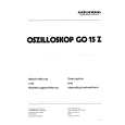 GRUNDIG OSZILLOSKOPGO15Z Manual de Servicio